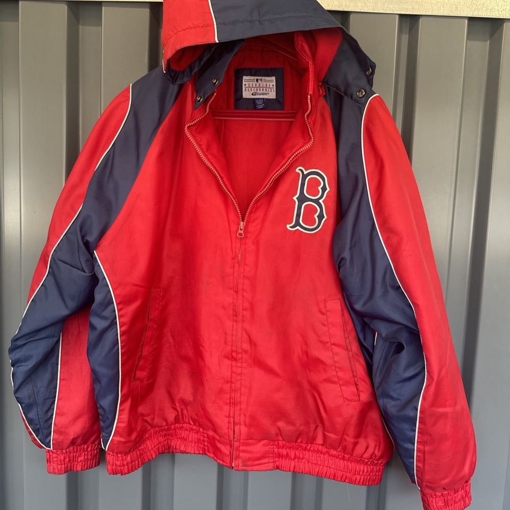 Boston Red Sox Genuine Merchandise Full Zip Jacket Fleeced‎ Lined  Men's XL
